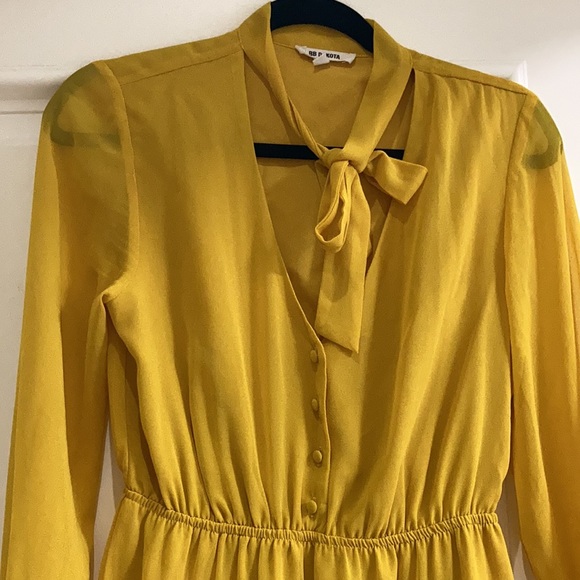BB Dakota Yellow Dress - Picture 4 of 6